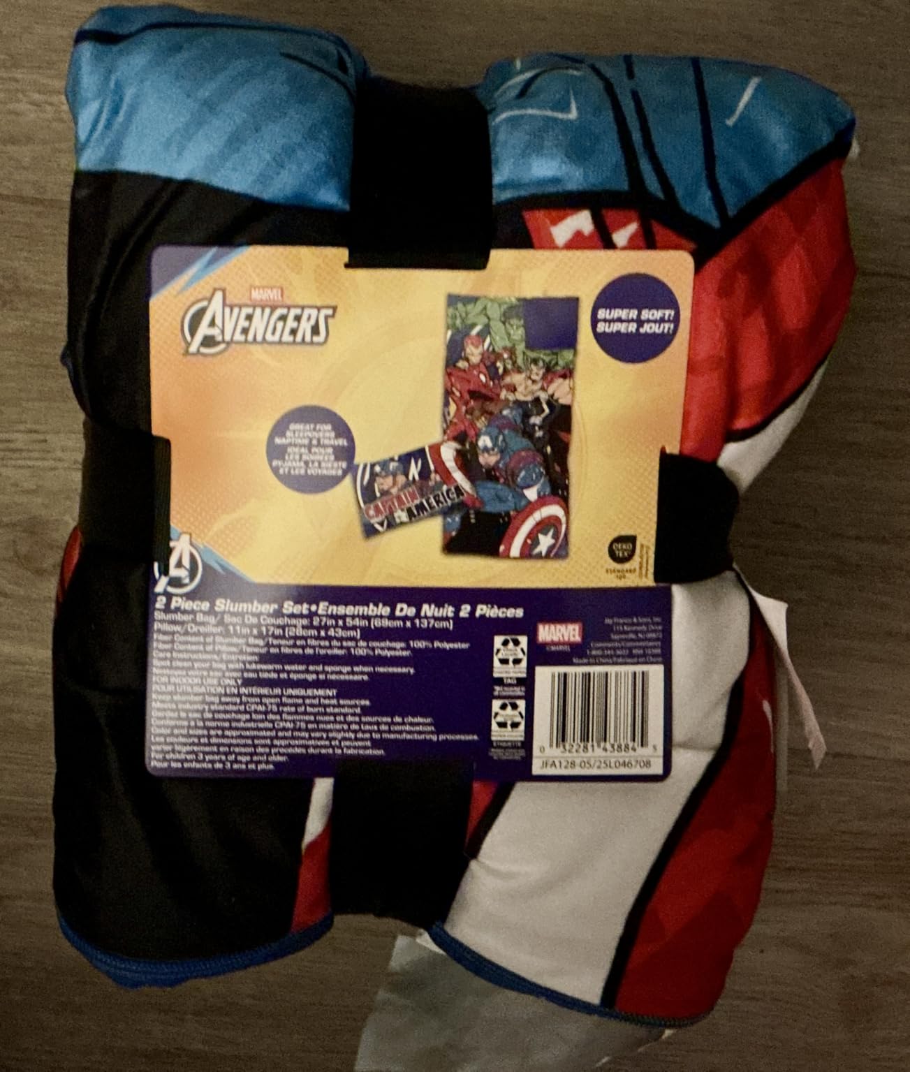 Jay Franco Kids Slumber Bag and Pillow - 54 x 27 Inch Comfy Indoor Sleeping Bag for School and Sleepovers, 2 Piece Set, Blue - Spiderman customer photo 1