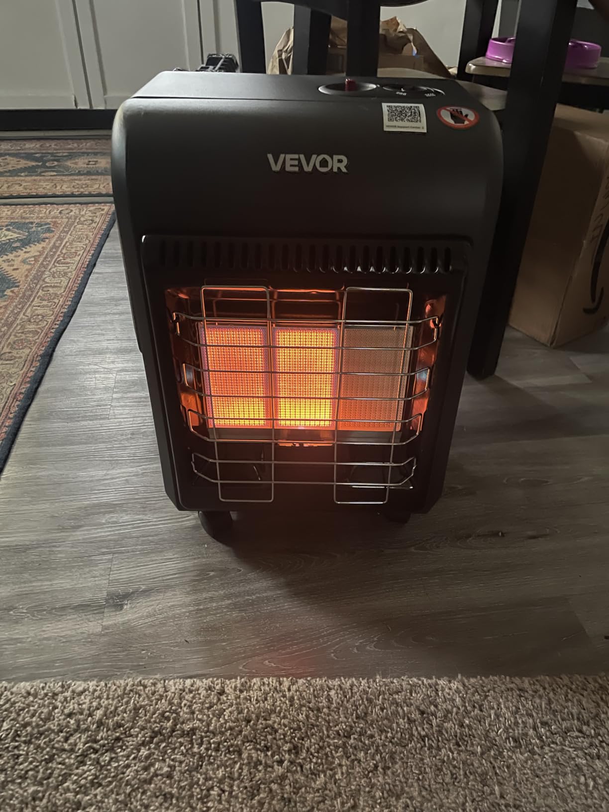 VEVOR Propane Cabinet Heater 6000-18000 BTU with 3 Modes customer photo 1