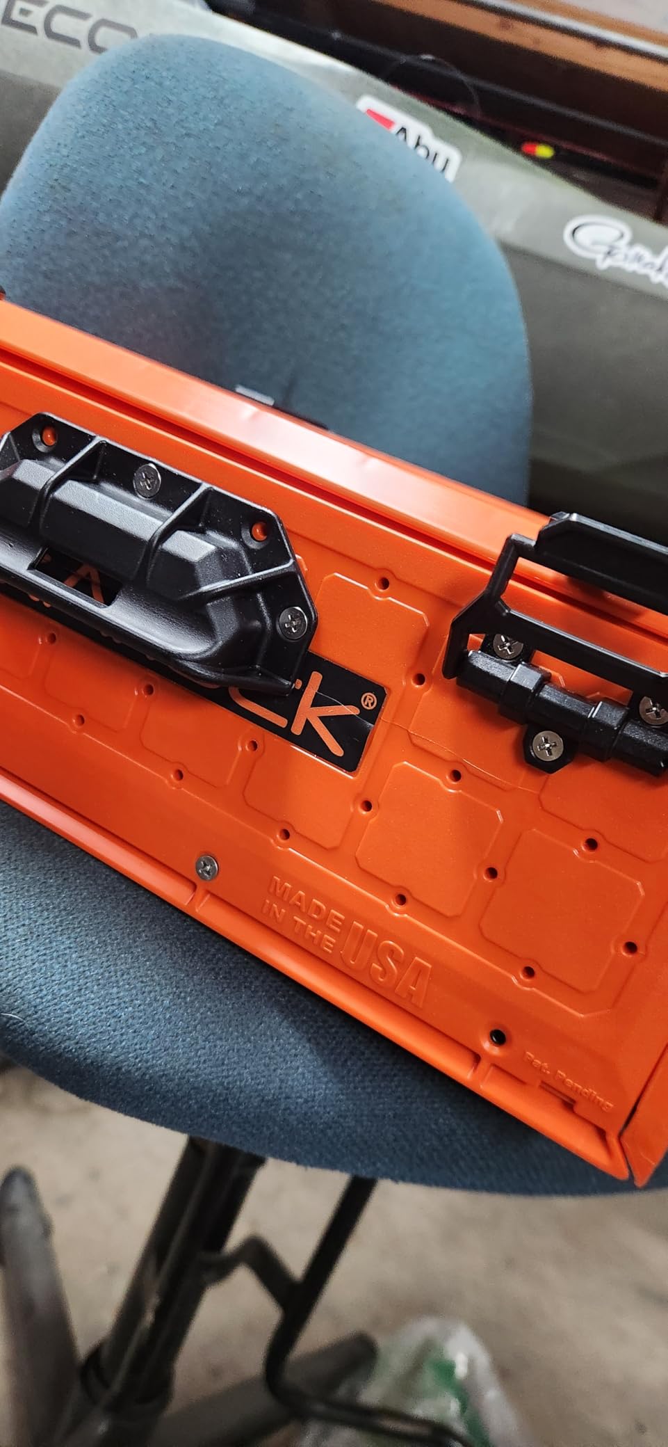 YakAttack ShortStak Solo Storage Box - Size & Color Options | Standalone Low-Profile Crate with Lid, Hinges & Latches | GridLoc Mounting Panels | Slider Feet for Under-Seat Use | Made in USA customer photo 2