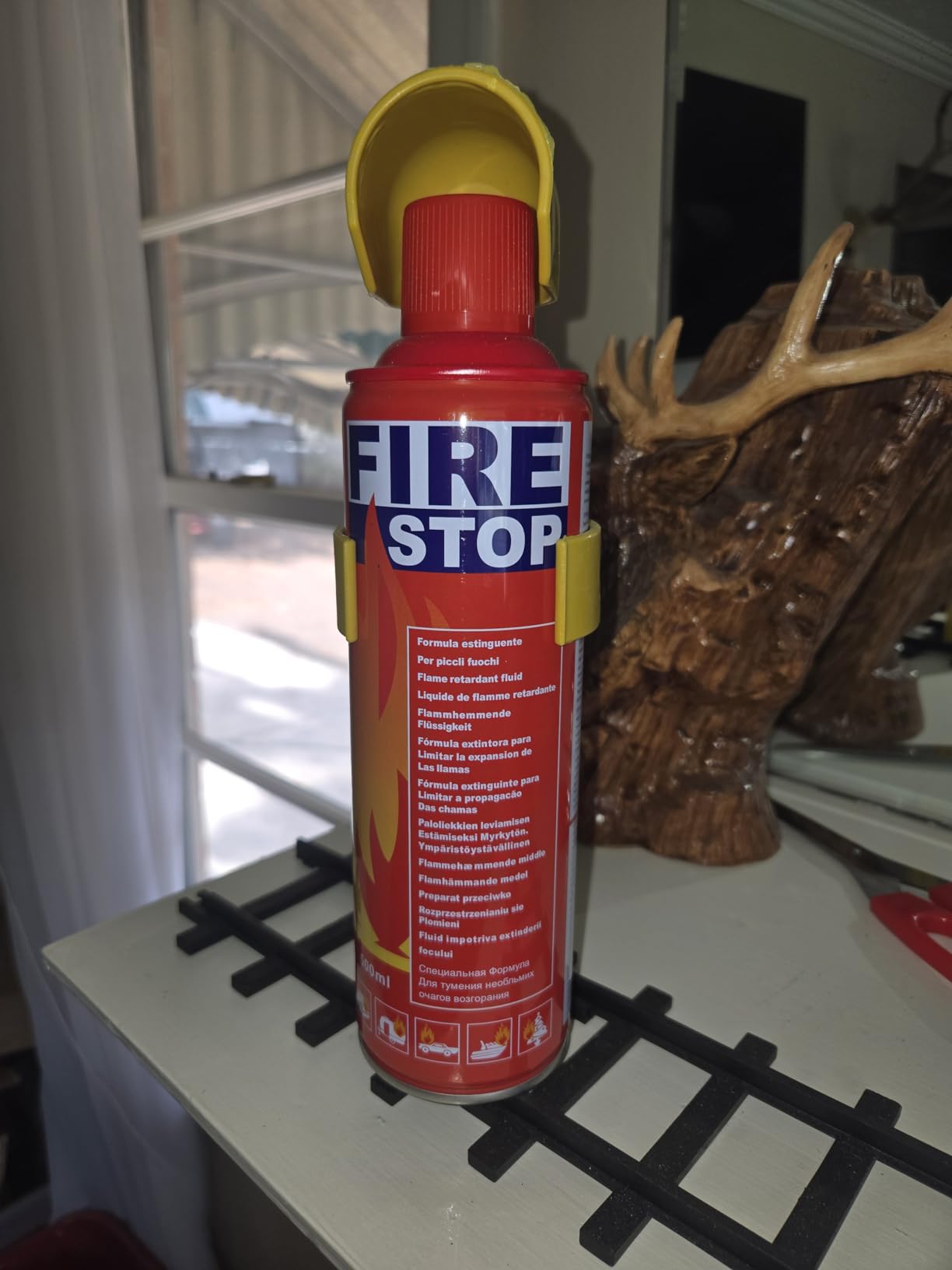AmzBoom 3-Pack Fire Extinguisher for Home, Kitchen, Car, Camping & Electronics - ABC/K Class with Mounts - Portable, Long-Lasting. customer photo 2
