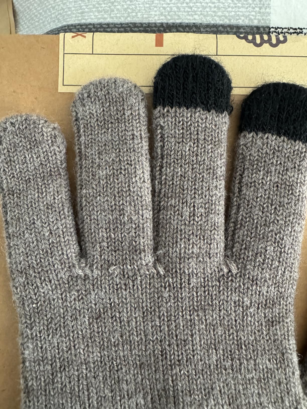 Merino Wool Gloves for Men Women, Touch Screen Warm Glove Liners Thermal Soft Knit Lining for Winter Running Hiking customer photo 2