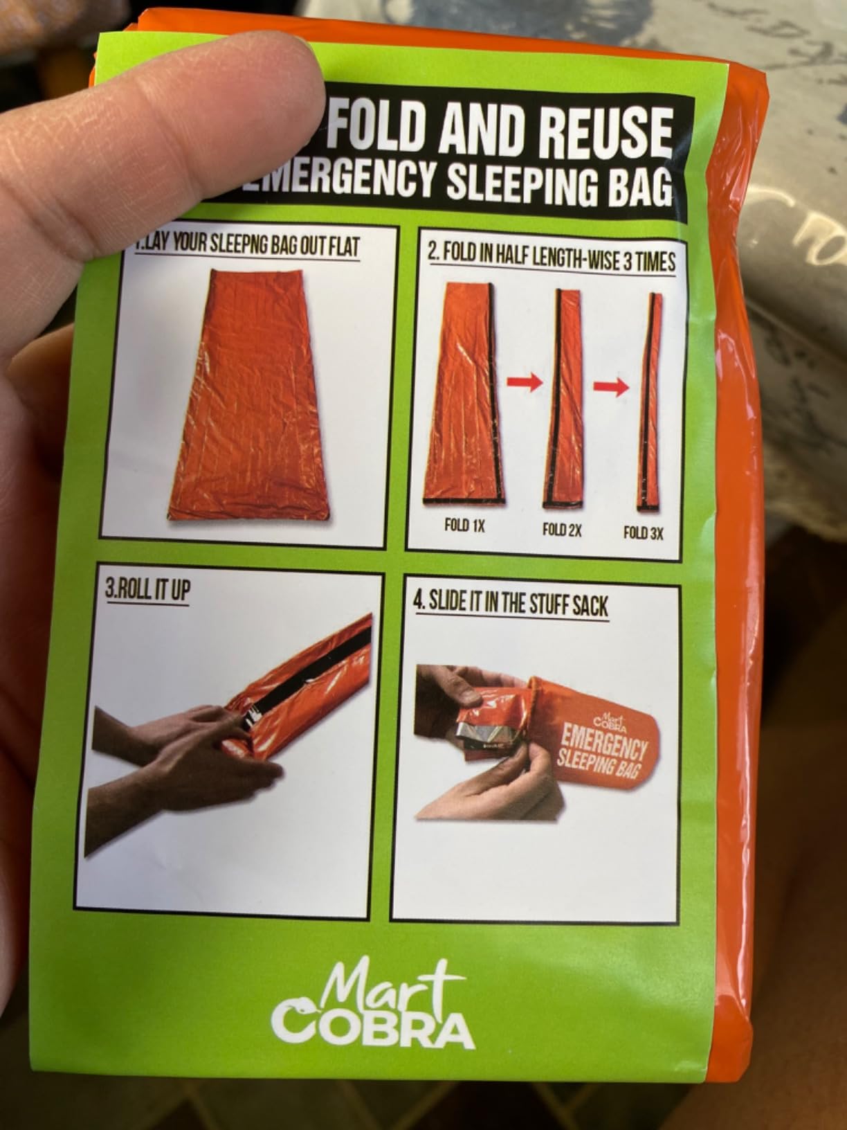 Emergency Sleeping Bag for Survival Gear and Supplies Life Bivy Sack Waterproof Mylar Emergency Blankets for Survival Kit Car Camping Gear Hiking Tac Bivvy Go Bags Supplies Sleep Sacks Shelter customer photo 2