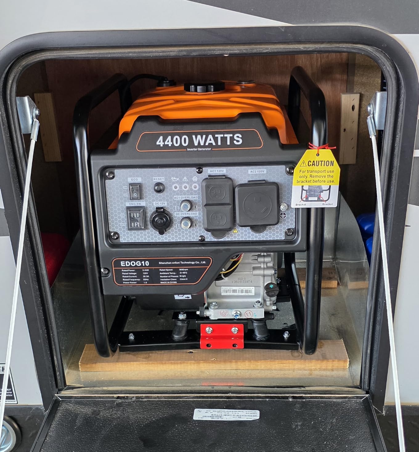 Oxseryn Power Equipment 4400 Watts Inverter Generator Gas Powered, Portable Open Frame Generator, Low Noise with ECO Mode, RV Ready customer photo 1