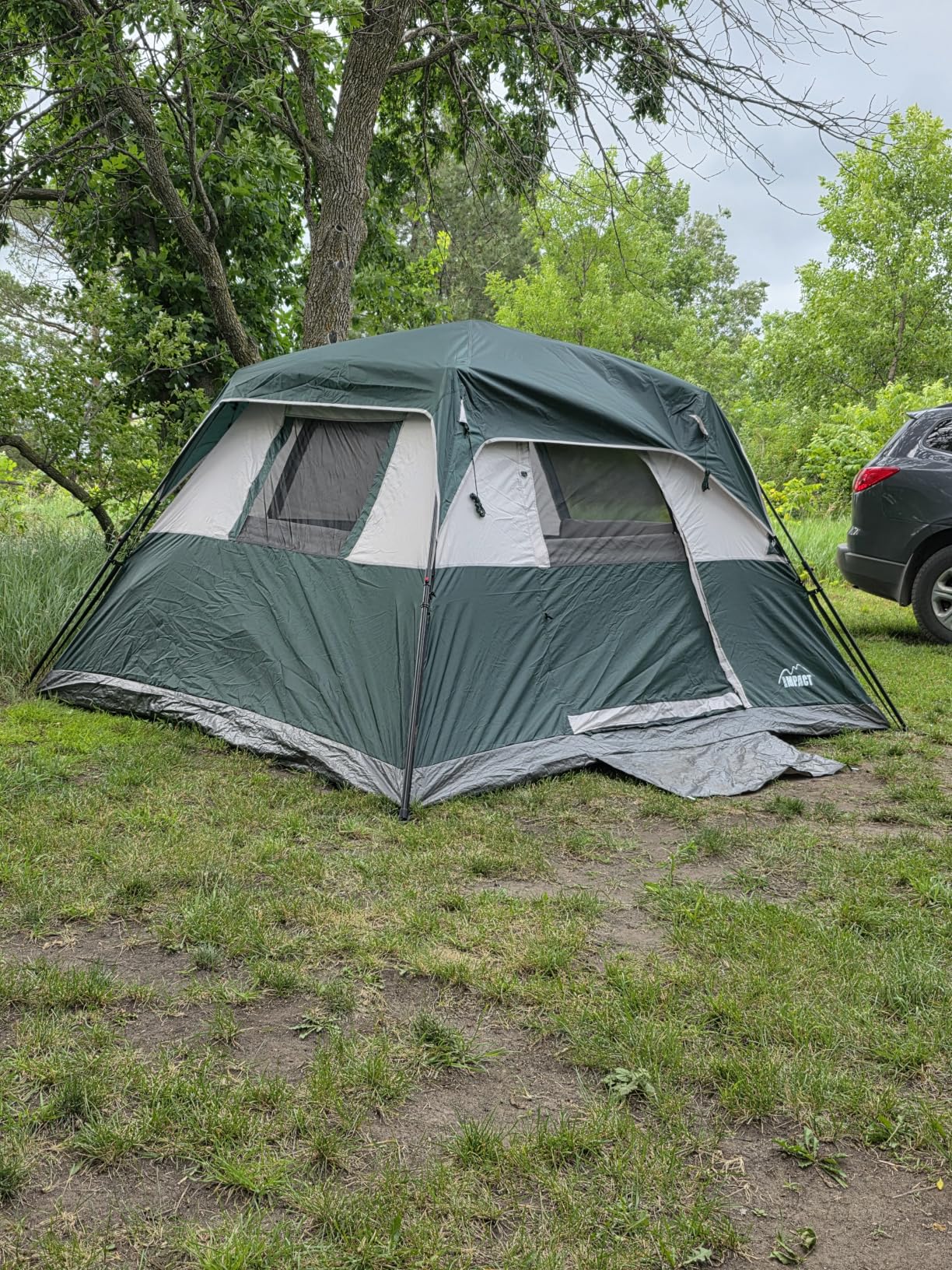 6 Person Instant Camping Tent with Rainfly, 60s Easy Setup Family Cabin Tent 10x9ft, 1200mm Waterproof & Skylight Ventilation, Portable Shelter for Outdoor Camping, Hiking, Backyard customer photo 1