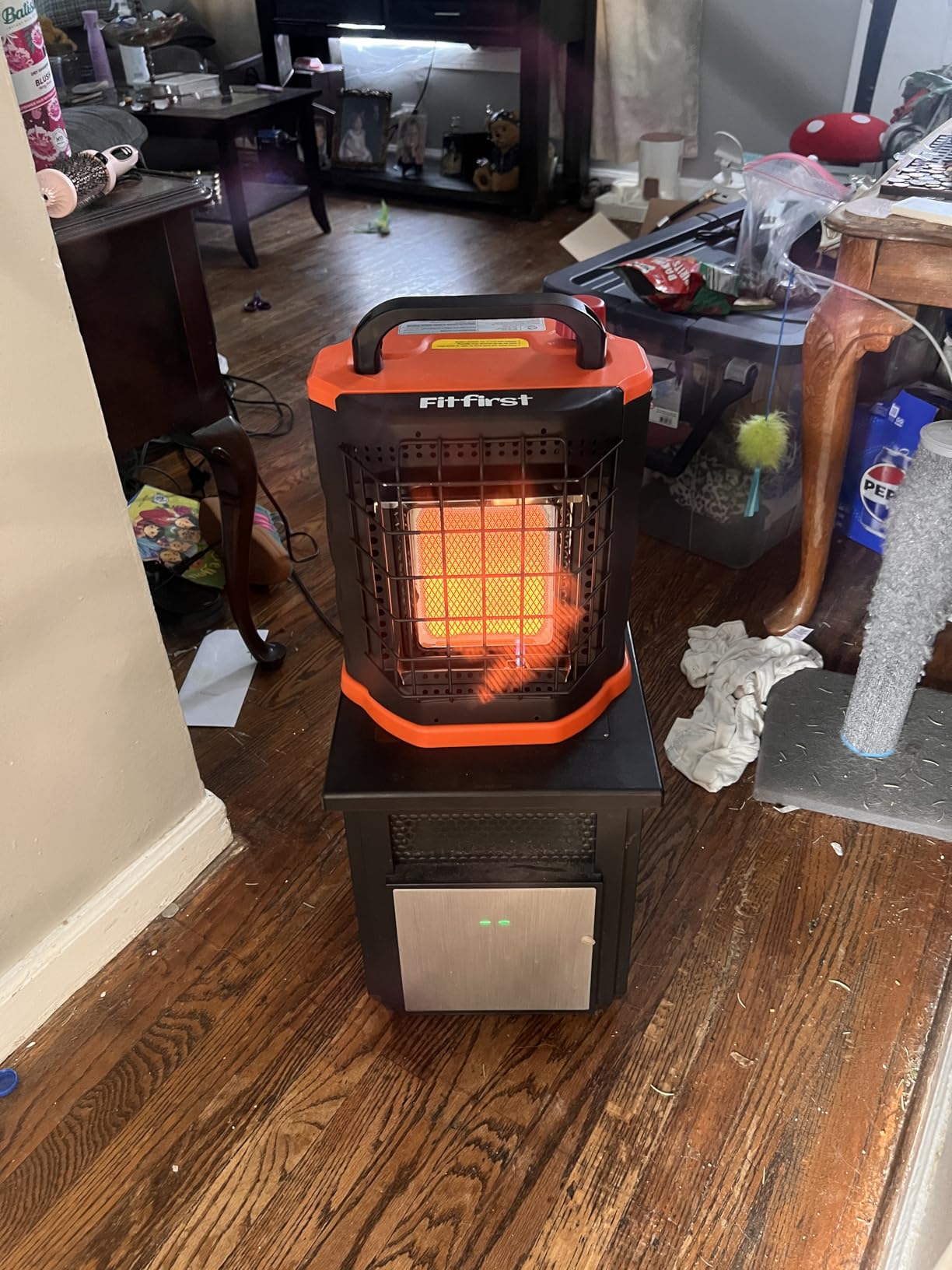 Fitfirst Portable Propane Heater - 9000 BTU Outdoor Tent Heater for Camping, 2 Heat Settings & Tip-Over/ODS Protection, Essential for Patio, RV, Garage, Ice Fishing, Hunting, Power Outage customer photo 1