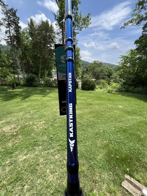 KastKing Kapstan Saltwater Spinning Rods - Powerful for Big Game | 2-Piece Rod, Lightweight S-Curve Graphite, SS Double-Foot Guides, Aluminum Reel Seat, Boat & Surf Fishing Rod customer photo 1