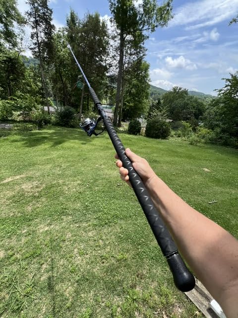 KastKing Kapstan Saltwater Spinning Rods - Powerful for Big Game | 2-Piece Rod, Lightweight S-Curve Graphite, SS Double-Foot Guides, Aluminum Reel Seat, Boat & Surf Fishing Rod customer photo 2