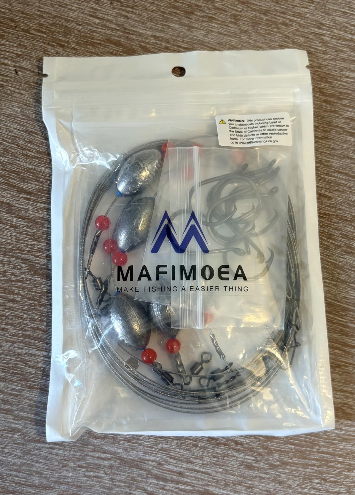 Pre-Rigged Carolina Rig Saltwater, Egg Sinker Grouper Rigs with 10 Circle Hooks, Stainless Steel Leader Fishing Wire, for Snapper Flounder Sea Bass Surf Fishing Bottom Rig customer photo 1