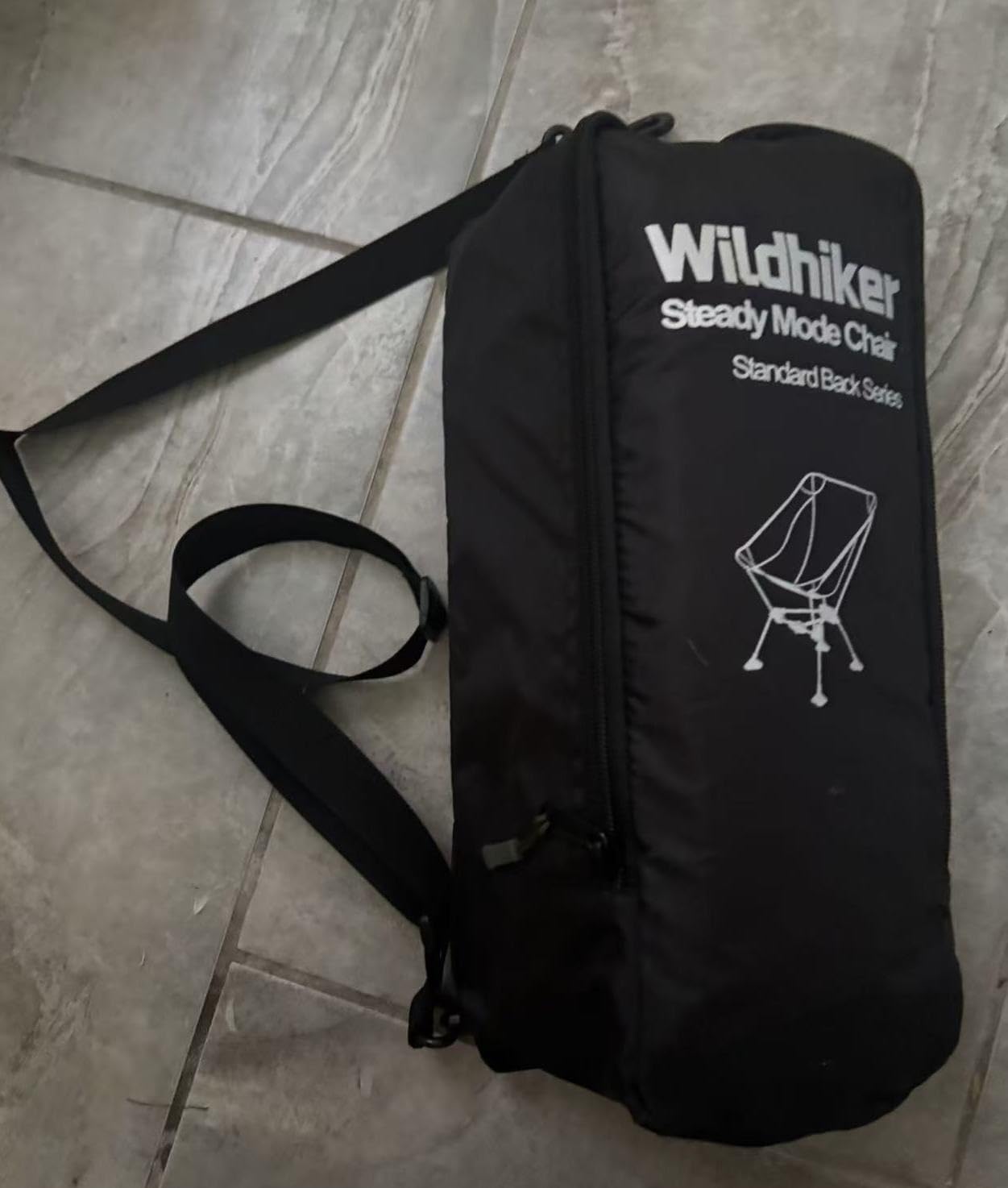 Wildhiker Ultralight Backpacking Chair - Compact Camping Chairs for Adults with Pouch, Weighs 2.8 lbs with Anti-Sinking Large Feet for Beach, Hiking, Motorcycle, Travel, Festival - Indigo Blue customer photo 1