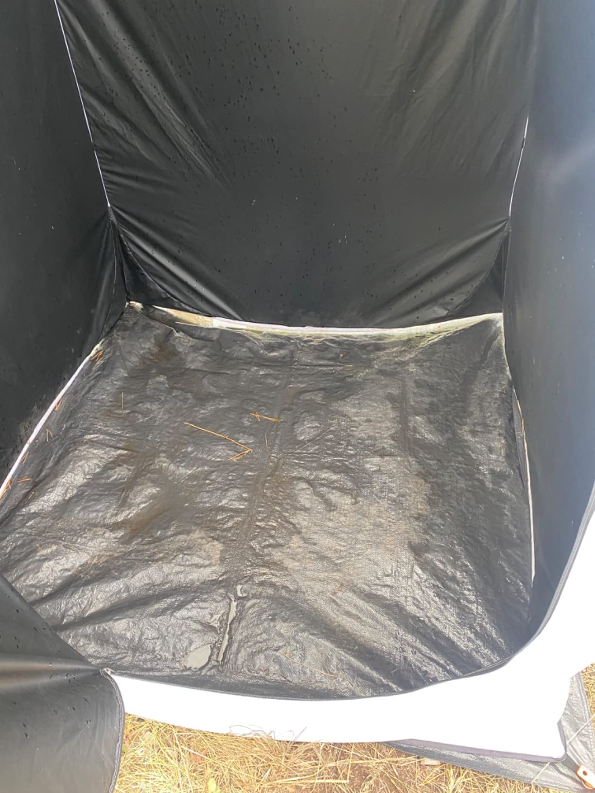 Alvantor Shower Tent Pop Up Changing Room Outdoor Shower Enclosure Pop Up Privacy Shelter Toilet Tent Camping Dressing Portable Shelter Teflon Coating Fabric 4'x4'x7' Patent Pending customer photo 2