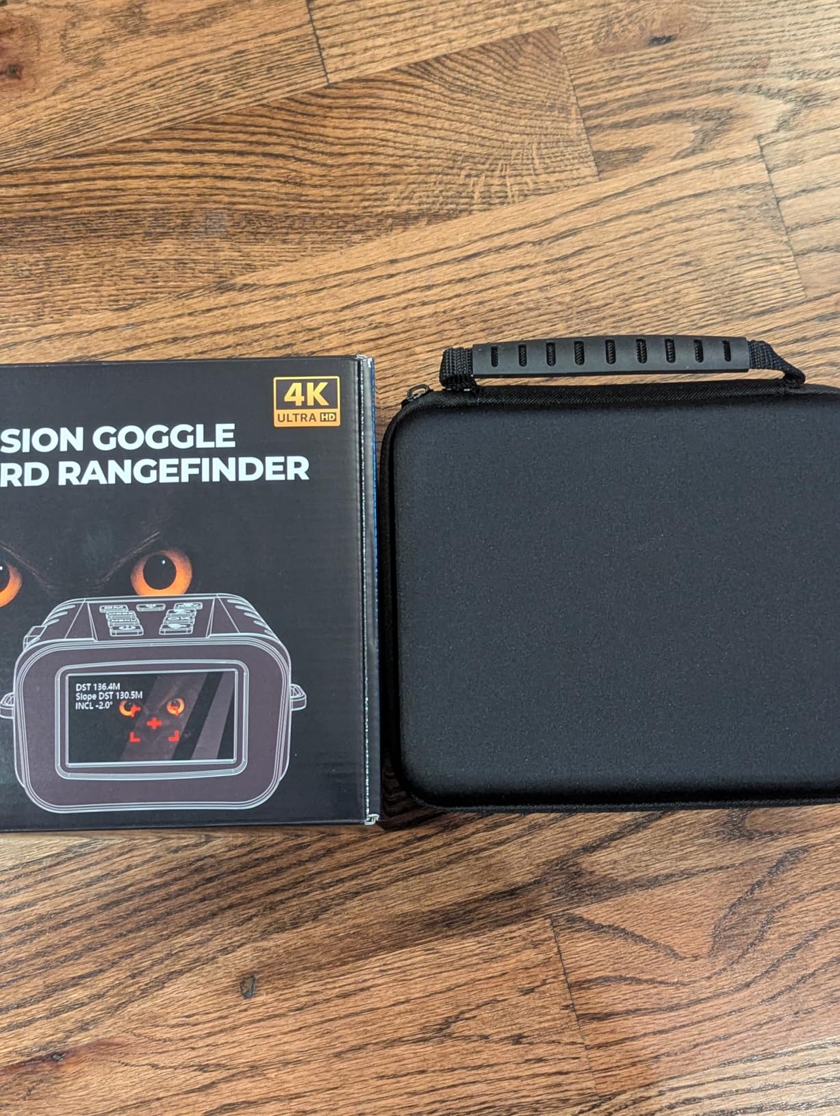 Night Vision Goggles with Rangefinder - 4K Video, WiFi App Connection, 18X Zoom, 5000mAh Battery, 32GB Card, 1200Yd Measurement, 1968Ft Night Vision Range, Wildlife Observation, Gift for Dad & Men customer photo 1
