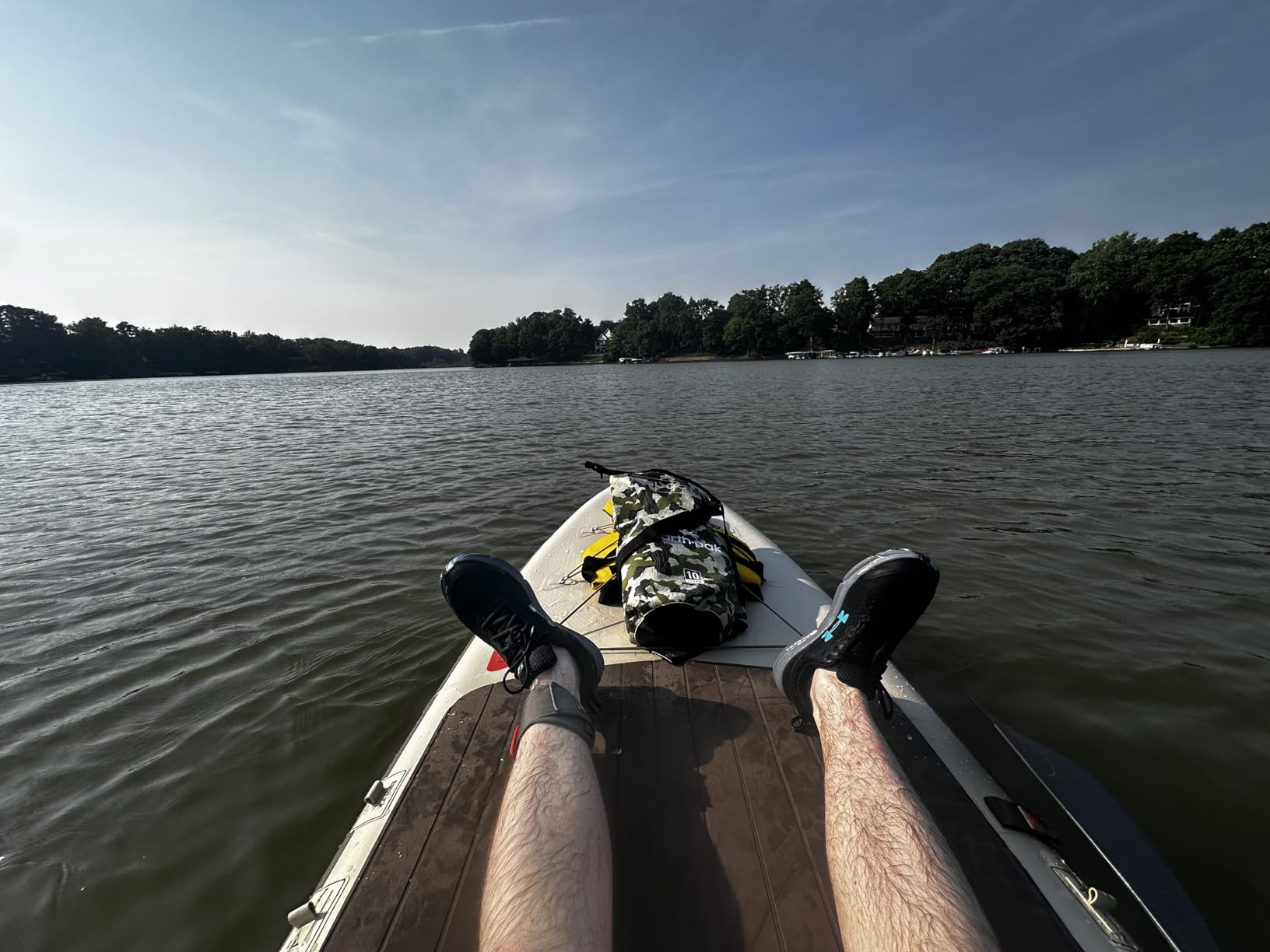Retrospec Weekender XL Inflatable Paddle Board - Lake Essentials SUP with 400lb Capacity - Wide 11' x 35