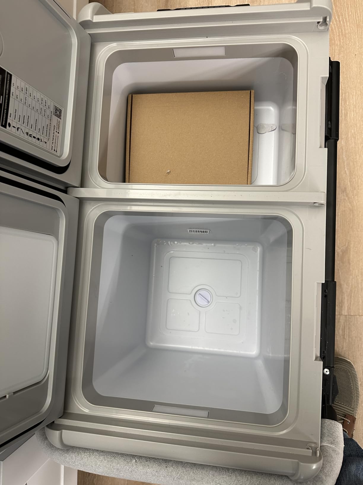 Aeitto 12 Volt Car Refrigerator, 32QT(30L) Dual Zone Portable Car Fridge Freezer -4F-68F Electric Cooler Dual Temp Control Cooling Freezing 12/24V DC & 100-240V AC for Travel, Camping, RV, Road, Home customer photo 1