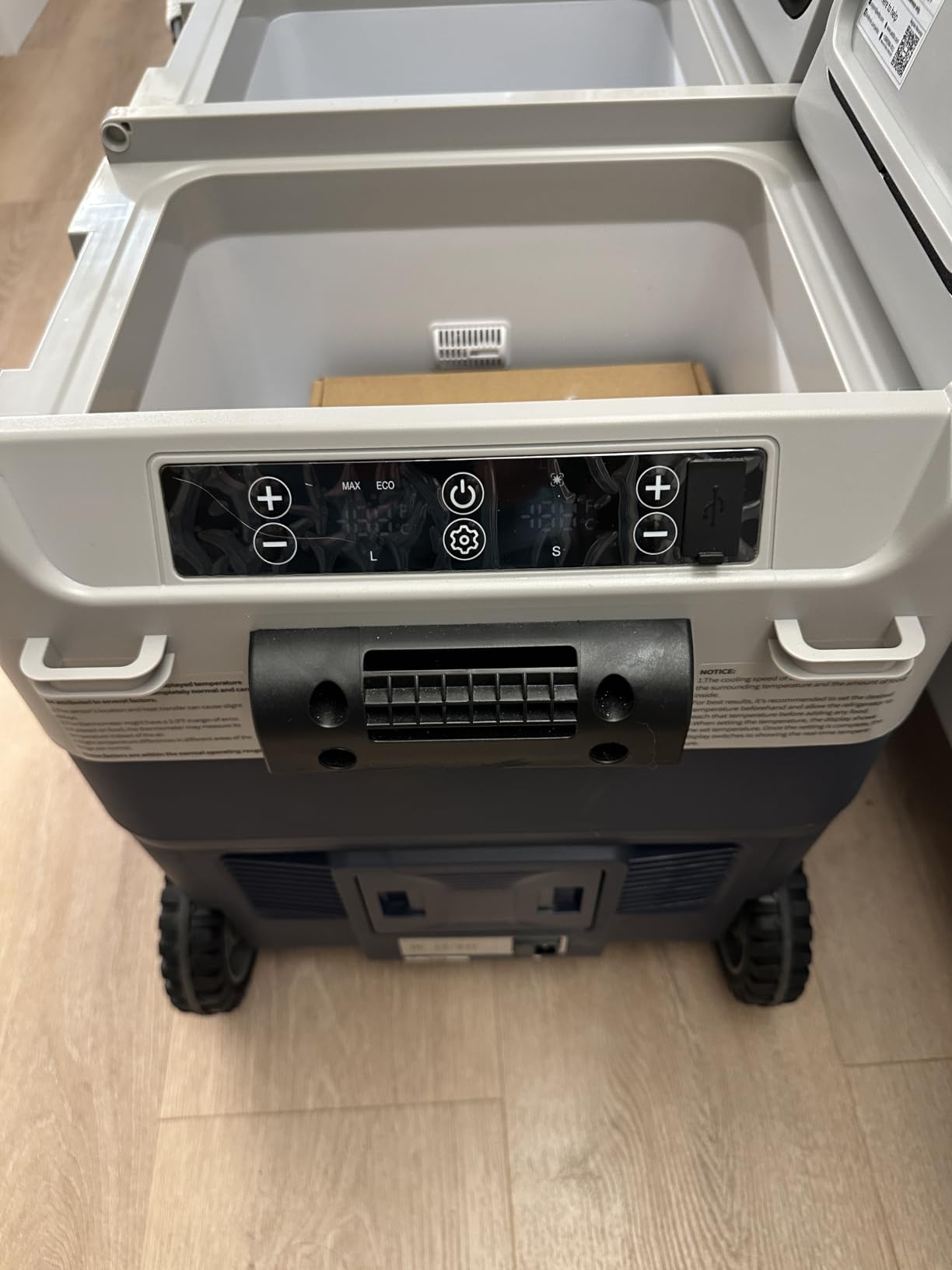 Aeitto 12 Volt Car Refrigerator, 32QT(30L) Dual Zone Portable Car Fridge Freezer -4F-68F Electric Cooler Dual Temp Control Cooling Freezing 12/24V DC & 100-240V AC for Travel, Camping, RV, Road, Home customer photo 2