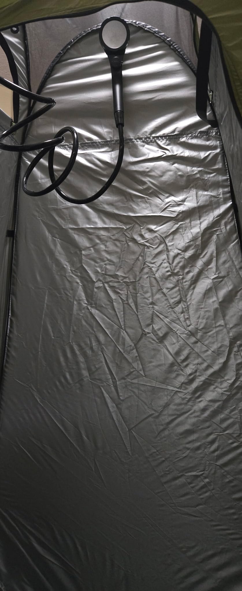 BRIAN & DANY Pop Up Shower Tent, 6.9 FT Tall Changing Tent with Rain Shelter & Windows, Portable Privacy Tent for Camping, Toilet or Bathroom, UPF 50+ & Waterproof, 47.2