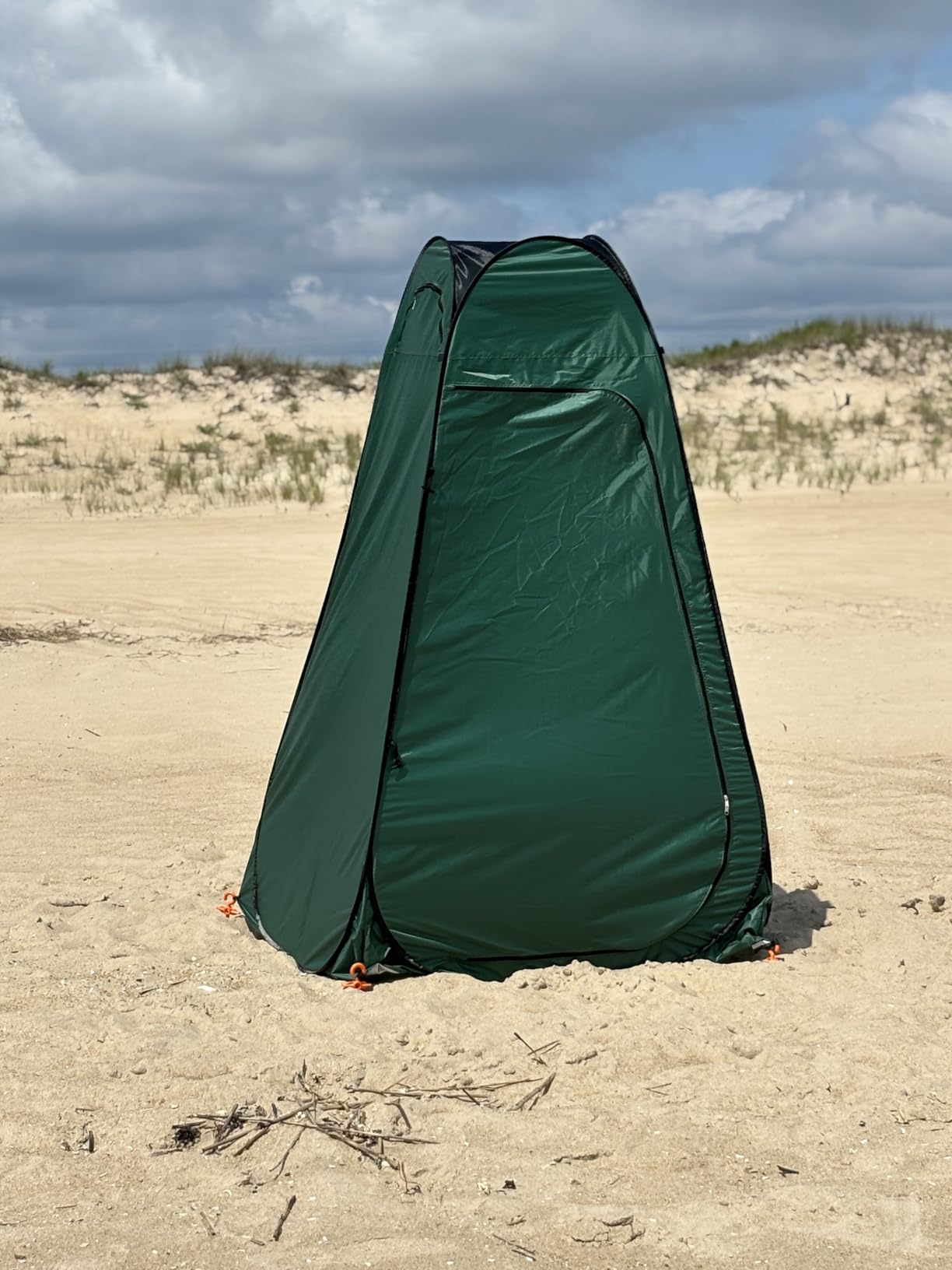 BRIAN & DANY Pop Up Shower Tent, 6.9 FT Tall Changing Tent with Rain Shelter & Windows, Portable Privacy Tent for Camping, Toilet or Bathroom, UPF 50+ & Waterproof, 47.2