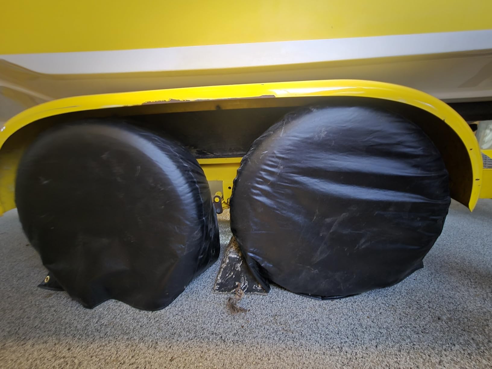Class A RV Cover Fits 34'-37' RV: Extra Thick 7 Layers Top, Heavy Duty Waterproof Class A Motorhome Cover with 3 Extra Windproof Long Straps, Gutter Covers customer photo 1