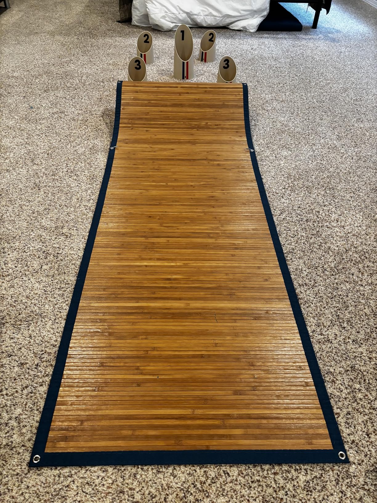 Yard Game - Modern Bocce Ball Set with Ramp & Targets | Portable BocceRoll Lawn Game for Backyard & Beach | Premium Wooden Bocce Game for Family & Party Play customer photo 1