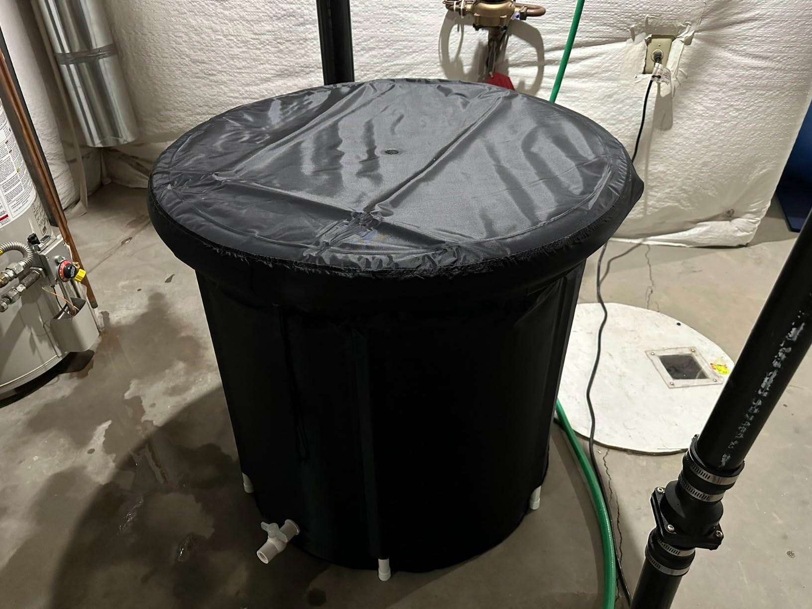 Jecoo Ice Bath Tub for Athletes Portable Cold Plunge Tub with Cover, Large Capacity Multiple Layered Cold Plunge for Recovery Ice Bath at Home/Outdoor customer photo 2