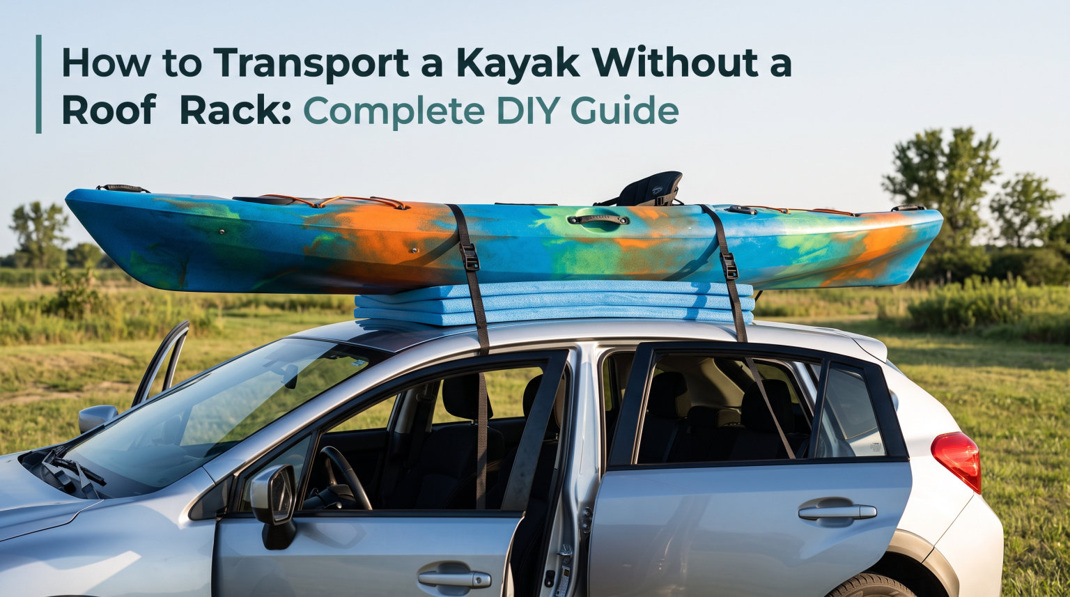 How to Transport a Kayak Without a Roof Rack (July 2026): Complete DIY ...