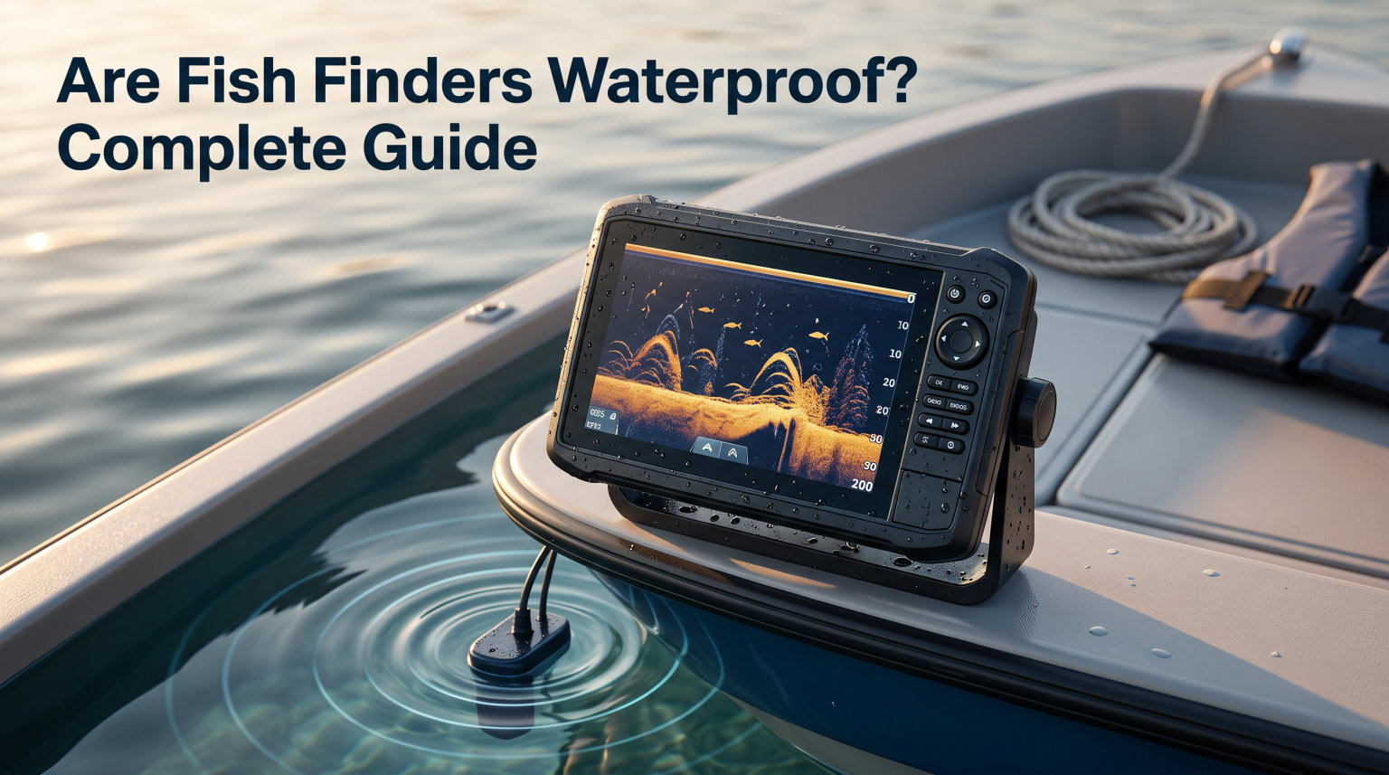 Are Fish Finders Waterproof? Complete Guide 2026
