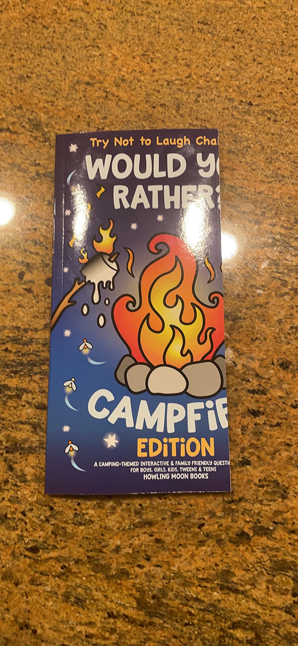 Try Not to Laugh Challenge Would You Rather? Campfire Edition: A Camping-Themed Interactive & Family Friendly Question Game for Boys, Girls, Kids, Tweens & Teens customer photo 1