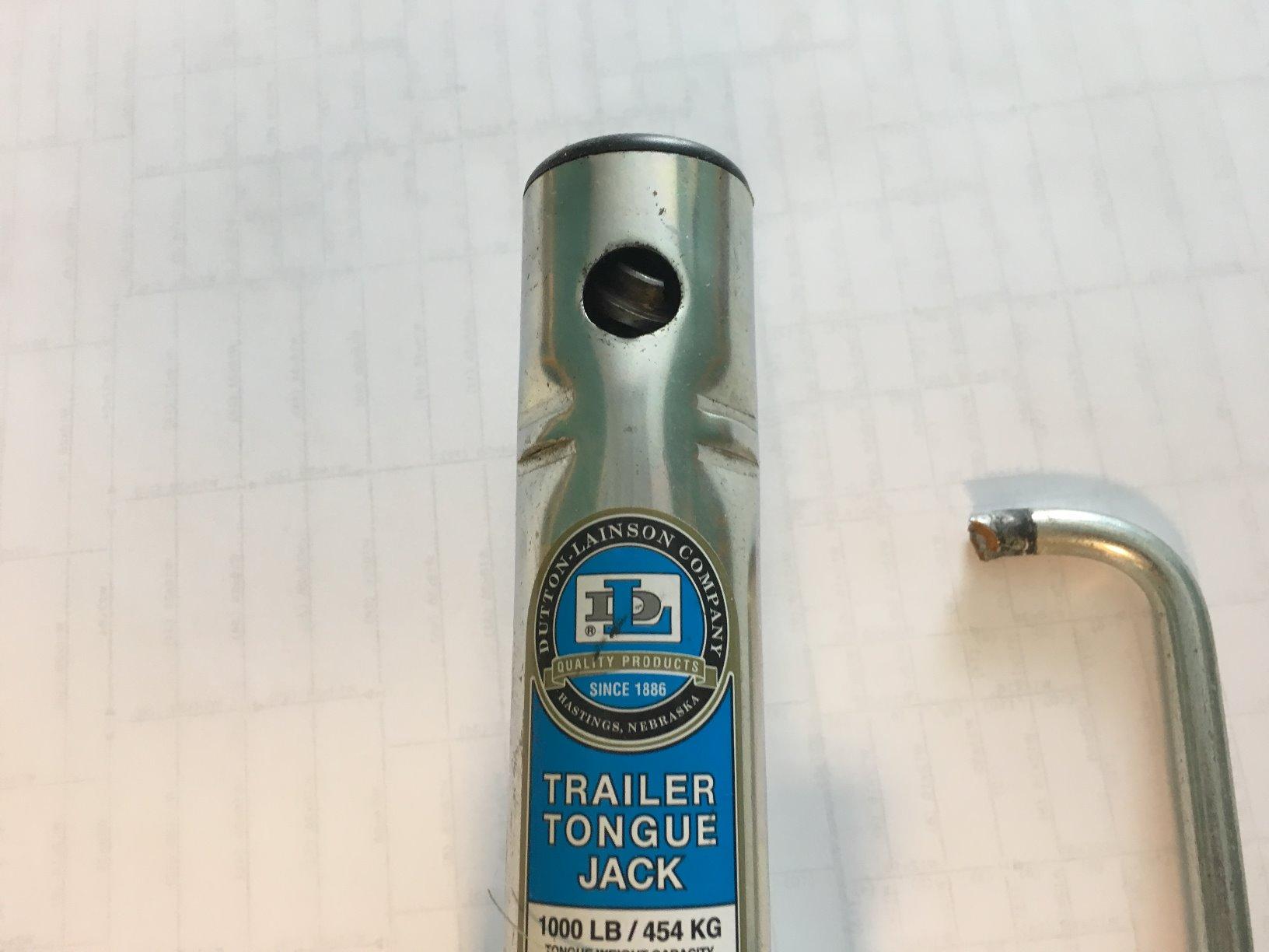 Dutton-Lainson Swivel Marine Tongue Jack (6400) - Rust-Resistant Finish for Boat, Towing & Other Trailer Applications - 1000 lb Capacity, 10