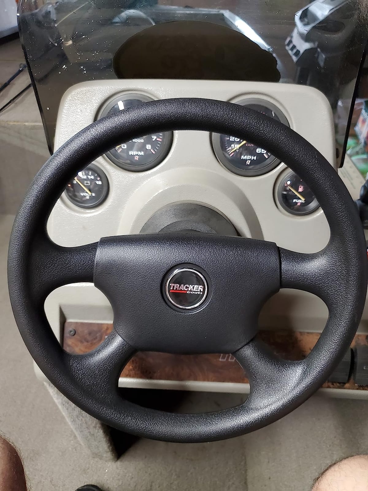 SEACHOICE Universal UV-Resistant 4-Spoke Marine Boat Steering Wheel customer photo 2