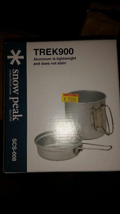 Snow Peak Trek Series Backpacking/Camping Cookware Sets, Trek 900 Pot & Pan customer photo 1