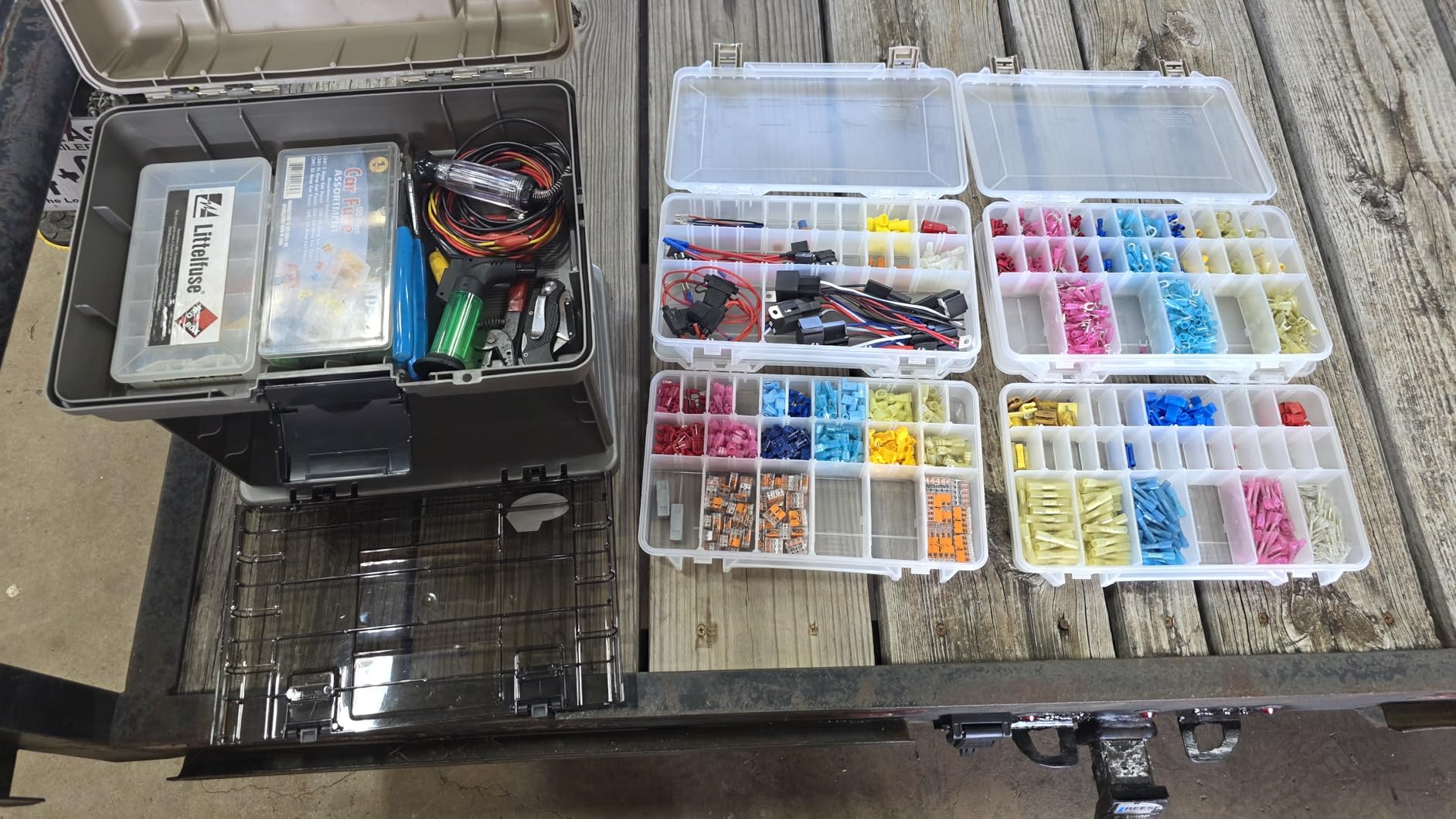 Plano Guide Series StowAway 4-By Rack System Tackle Box, Holds 4 3700 Utility Tackle Boxes, Quick-Access Top Storage with DuraView Lid, Durable Construction, Flexible, Adaptable Fishing Box customer photo 2