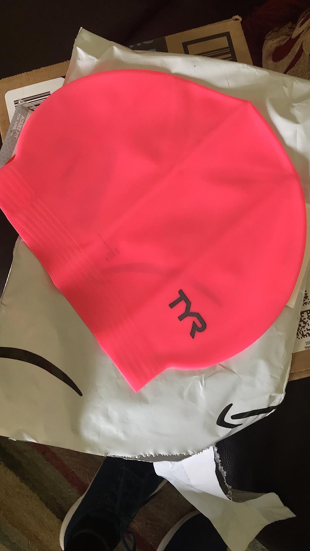 TYR Adult Latex Swim Cap - Pool Training Swimming Headwear customer photo 1