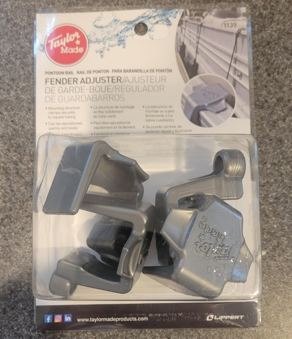 Taylor Made Products 1139, Pontoon Boat Rail Fender Hanger / Adjuster, Pack of 4 customer photo 1