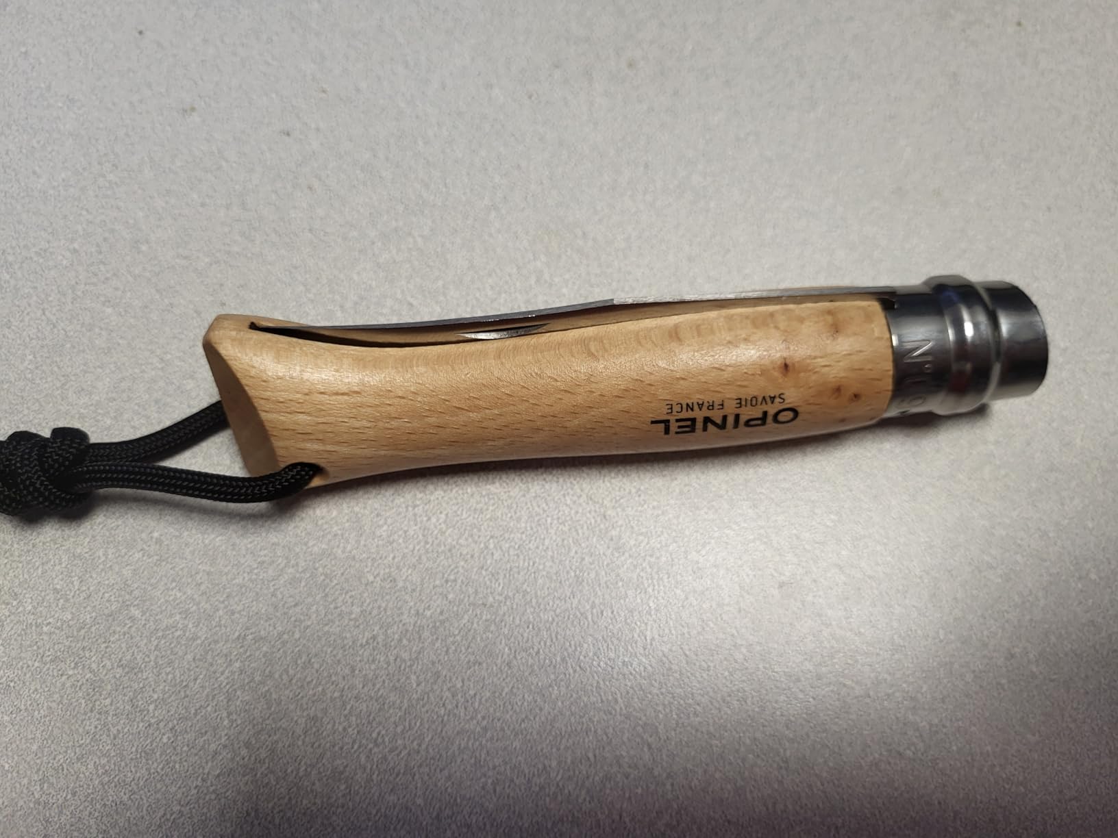 Opinel No. 09 INOX - Stainless Steel Folding Pocket Knife, Beechwood Handle customer photo 2