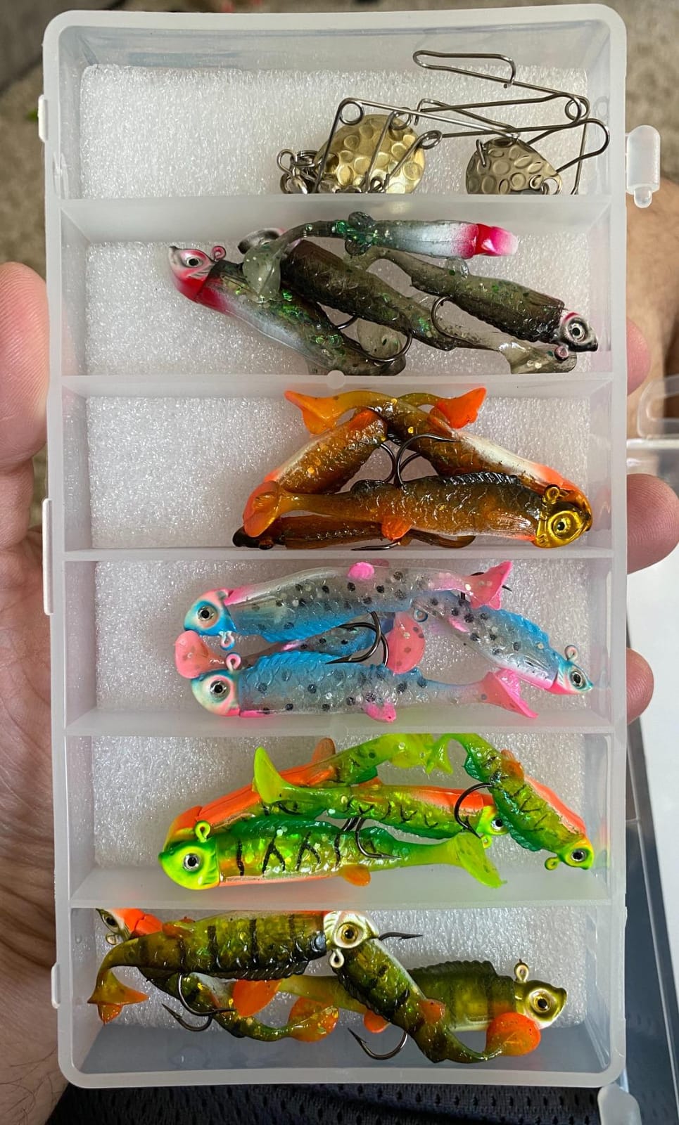 Northland Fishing Tackle Mimic Minnow Panfish Lure Kit, Assorted Size & Color Pre-Rigged Swimbait Kit for Crappie, Bluegill, & Perch Fishing, 24 Pieces Per Kit customer photo 1
