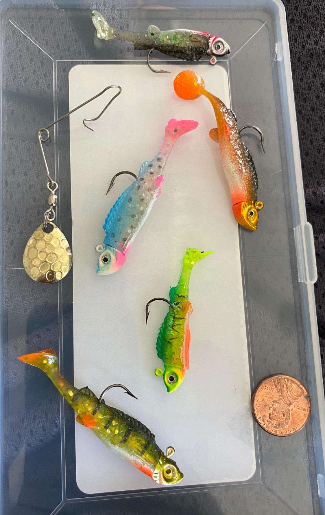 Northland Fishing Tackle Mimic Minnow Panfish Lure Kit, Assorted Size & Color Pre-Rigged Swimbait Kit for Crappie, Bluegill, & Perch Fishing, 24 Pieces Per Kit customer photo 2