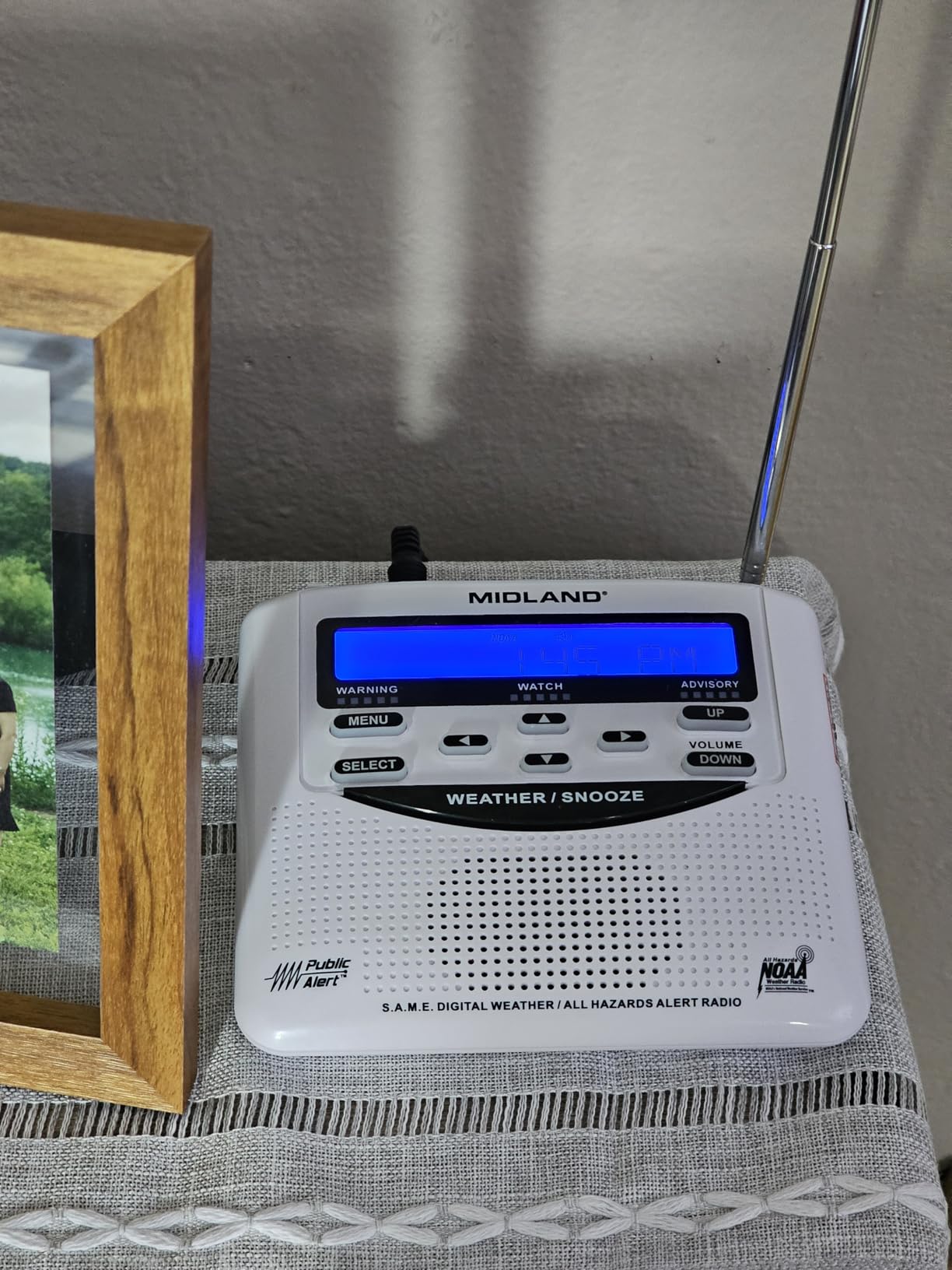 Midland - WR120B - NOAA Emergency Weather Alert Radio | Localized Programming, Trilingual Display, 60+ Emergency Alerts, Alarm, Selectable Alert Tone customer photo 1