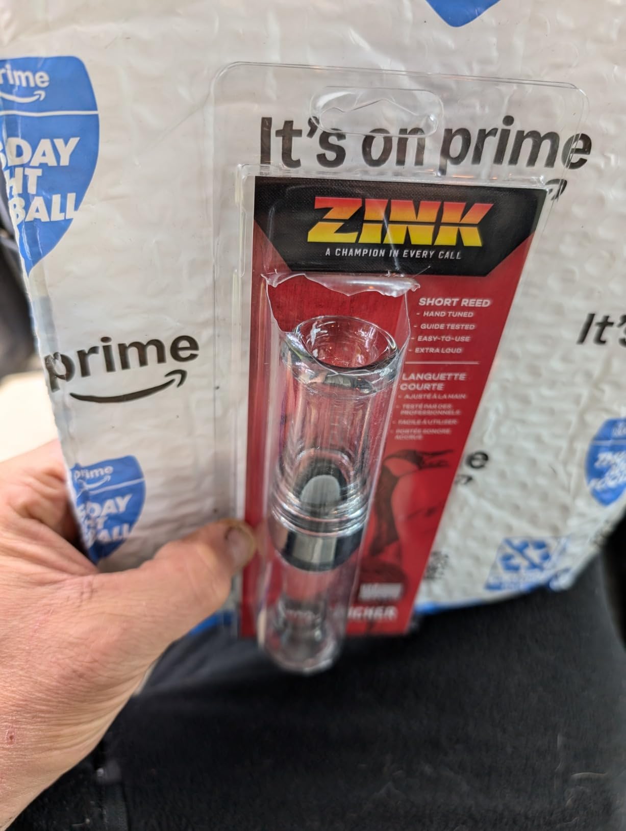 Zink Power Clucker (PC-1) Polycarbonate Hand-Tuned Short Reed Waterfowl Canada Goose Hunting Game Call - A Full Range of Goose Vocalizations customer photo 2