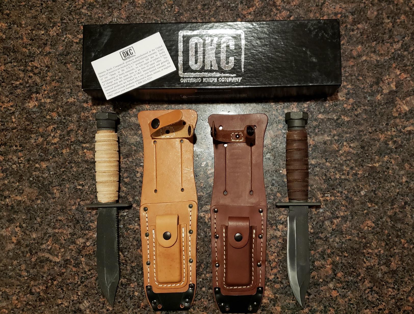 Ontario Knife Company 499 Air Force Survival Knife 5 Inch Sawback Blade with False Top Edge and Blood Grooves, Natural Leather Handle and Sheath customer photo 1