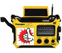 Kaito KA500 5-way Powered Emergency AM/FM/SW NOAA Weather Alert Radio with Solar, Dynamo Crank, Flashlight and Reading Lamp, Color Black customer photo 1