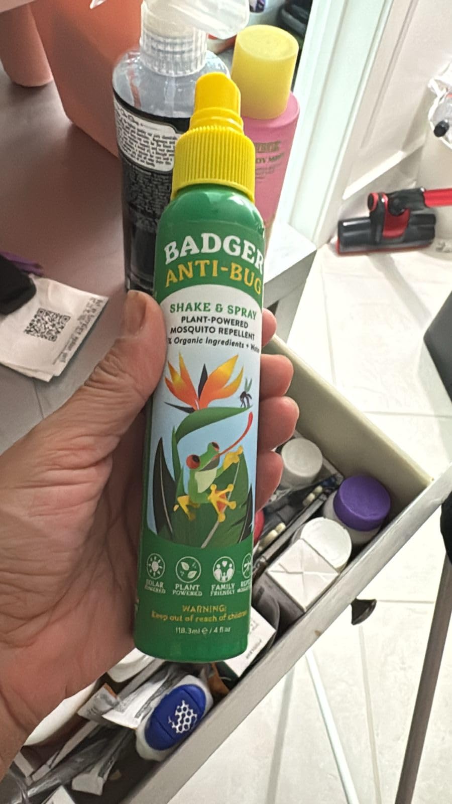 Badger Bug Spray, DEET-Free Citronella, Non-Toxic, Vegan, 4 fl oz customer photo 1