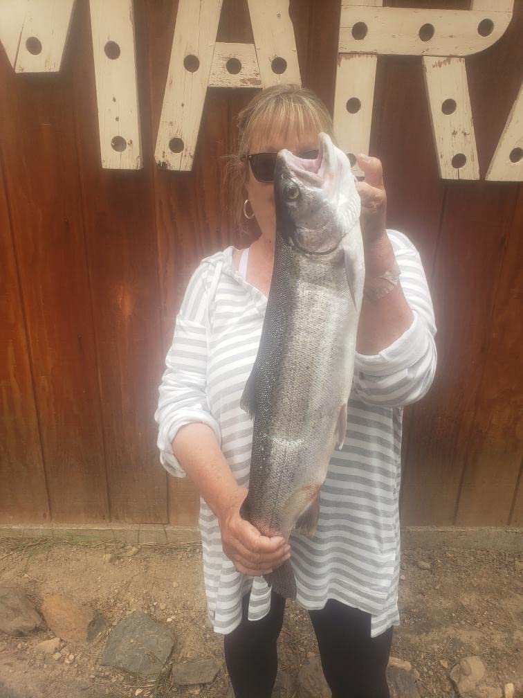 Trout Magnet Phantom Fluorocarbon Leader - Ultra-Invisible, 100% Fluorocarbon Clear Leader Line (Tippet) for Trout & Clear Water Fishing - 50 Meter Spool customer photo 2
