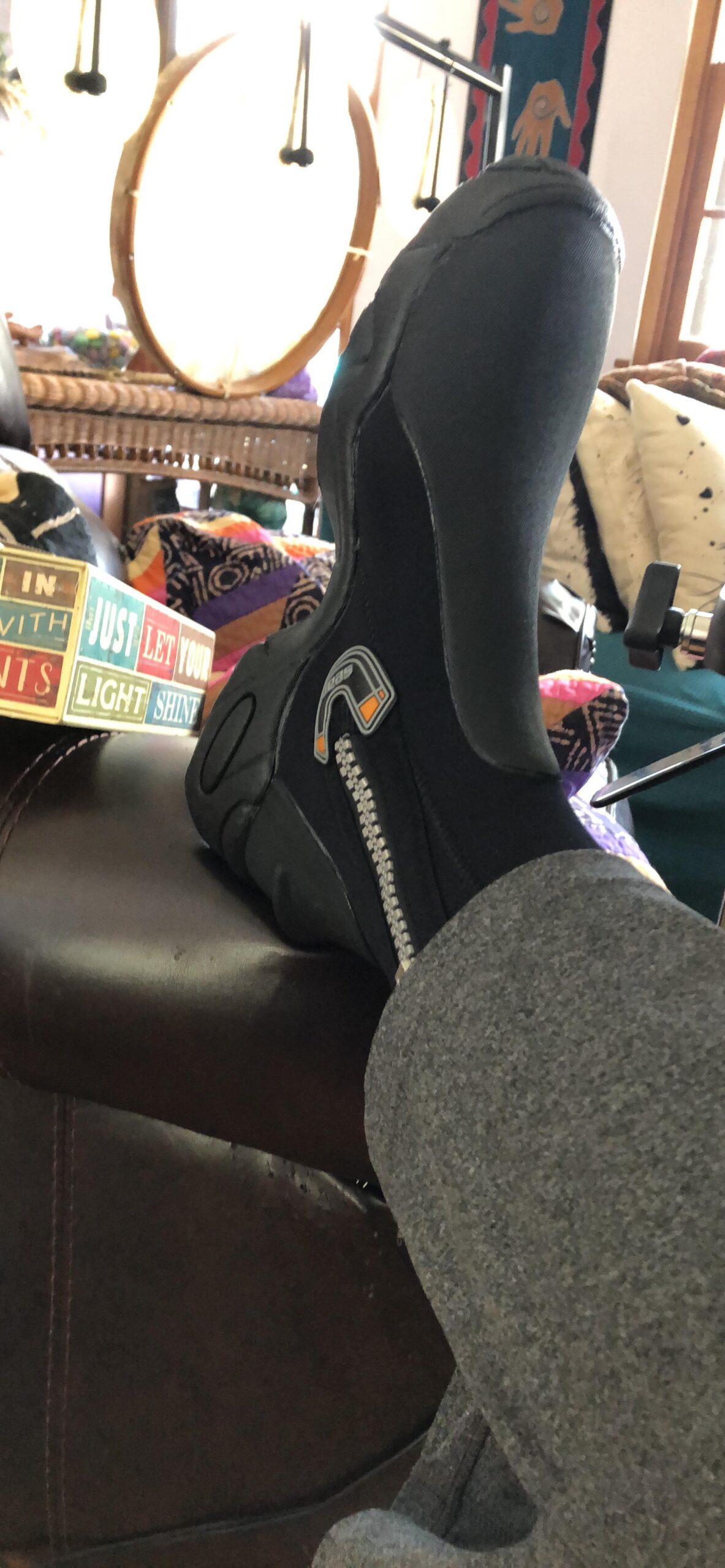 SEAC Pro HD 6mm Neoprene Wetsuit Boots with Side Zipper Black customer photo 1