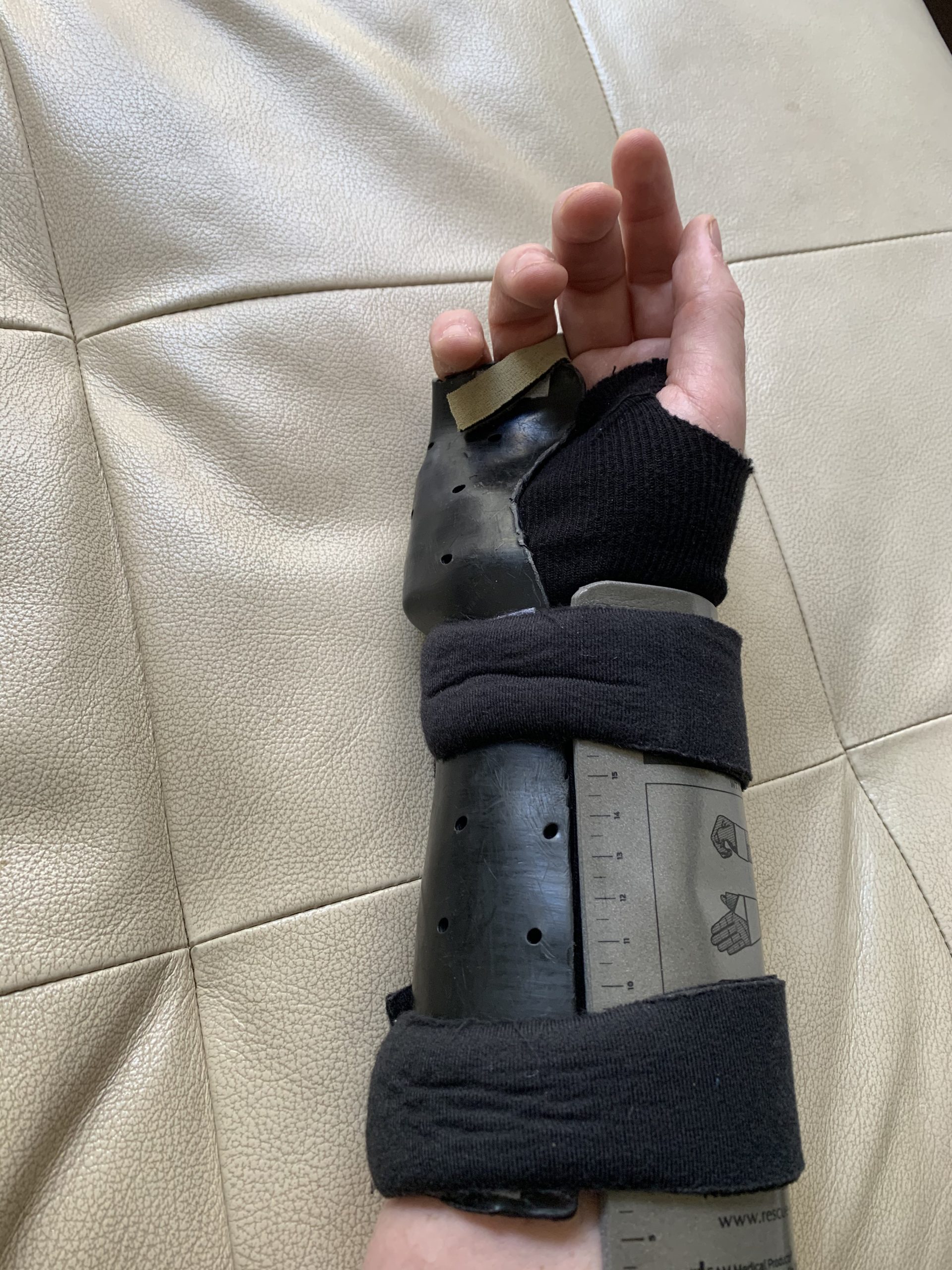 SAM Splint Big Value Combo Pack - (6) Charcoal Gray Splints (2 Each 4.25