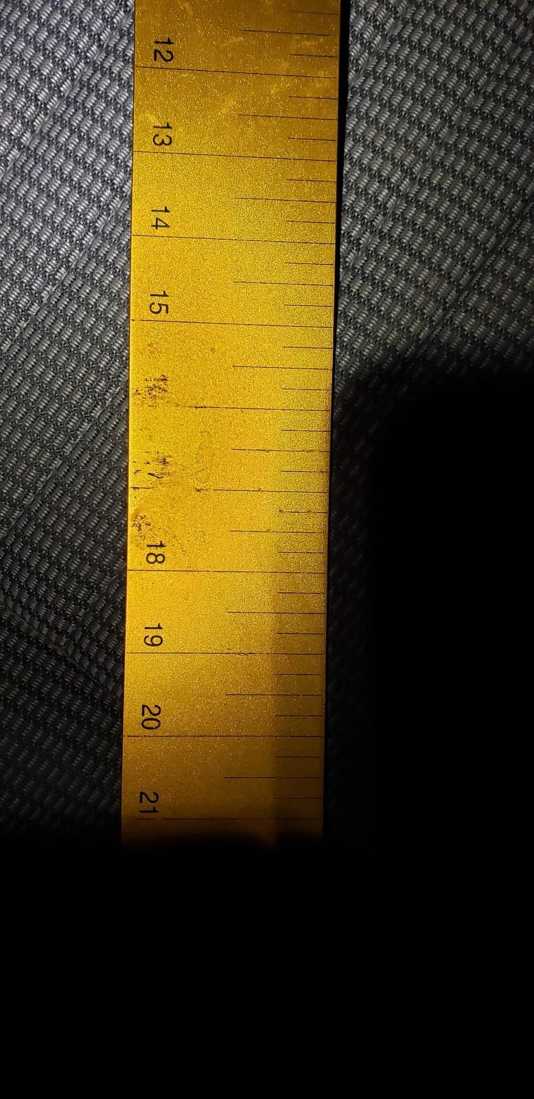 Frabill 1551 Benchmark Measuring Board, 2.5-Inches Wide by 22-Inches Long, Gold-Anodized Aluminum Finish customer photo 2