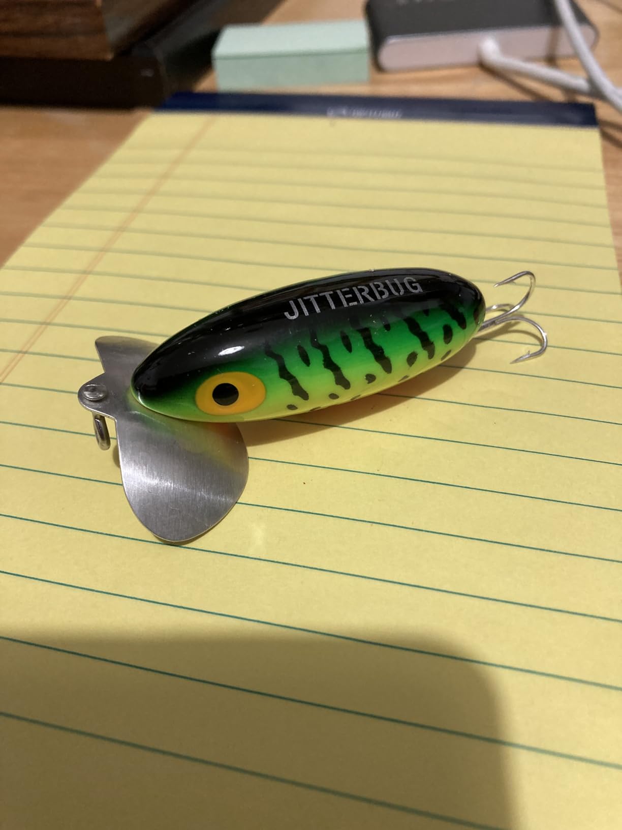 Arbogast Jitterbug Topwater Bass Fishing Lure - Excellent for Night Fishing customer photo 1