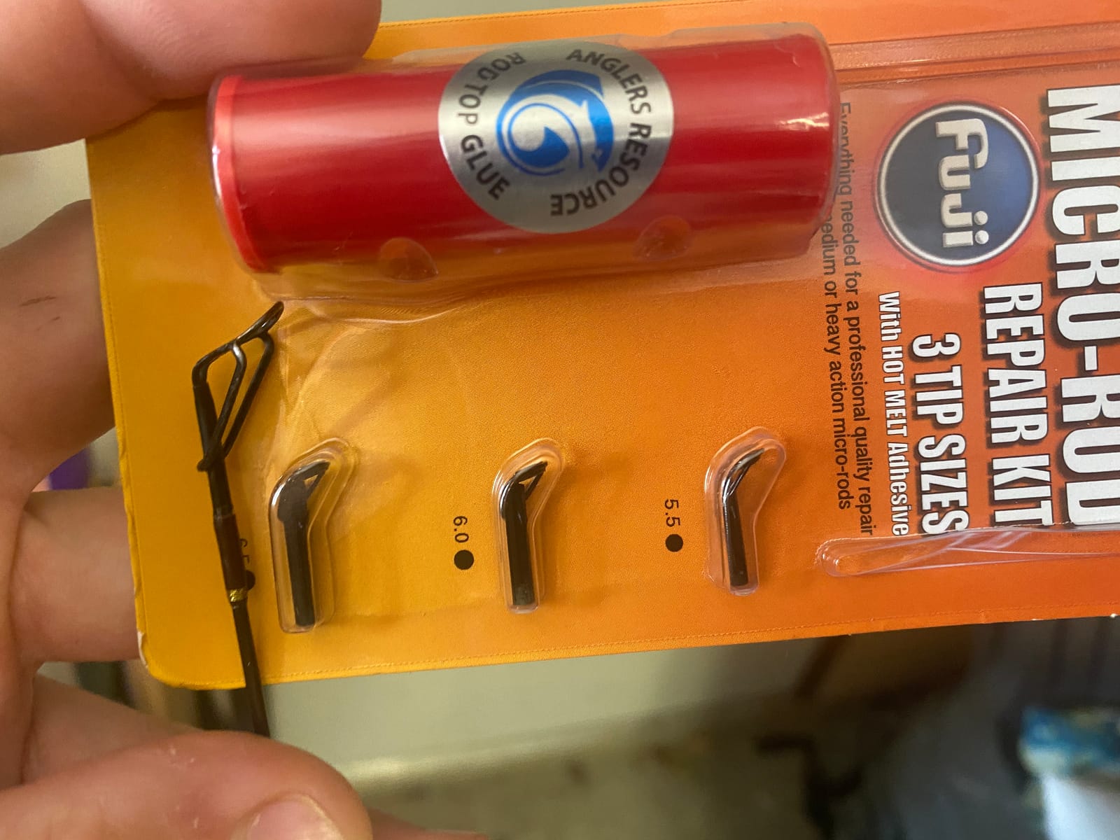 Fuji BMFRK4C Micro Rod Repair Kit with (3) Tips and Hot Melt Glue, Black Finish customer photo 1