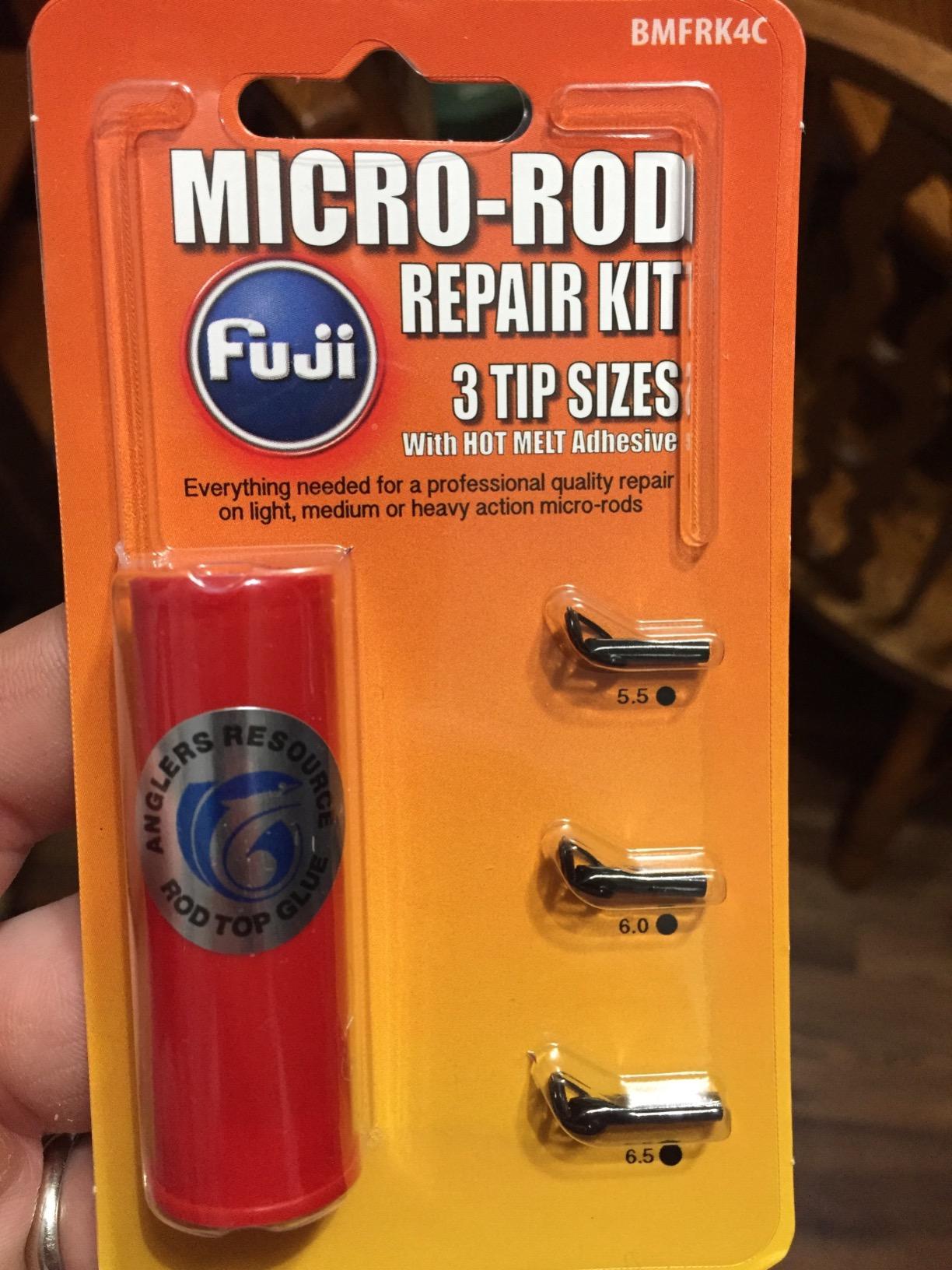 Fuji BMFRK4C Micro Rod Repair Kit with (3) Tips and Hot Melt Glue, Black Finish customer photo 2