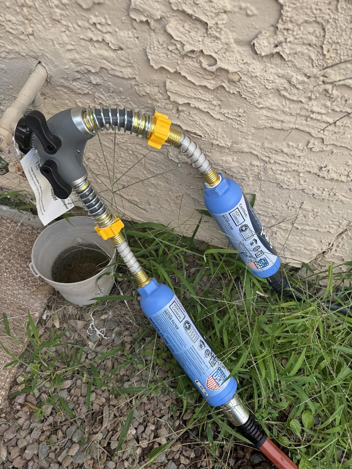 Camco TastePURE 20-Micron Wide-Body Inline Design Water Filter with GAC and KDF Filtration for RVs, Boats, Travel Trailers, and Campers (4-Pack) | Advanced RV Inline Water Filter (40042) customer photo 2