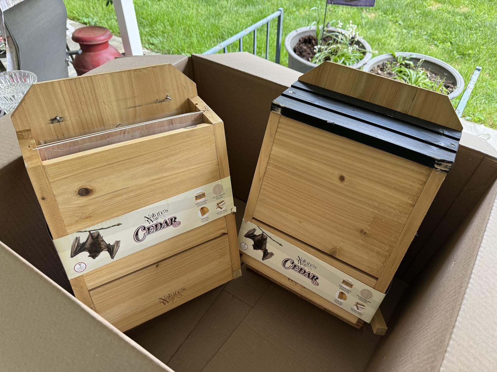 Nature's Way Bird Products CWH6 Triple Chamber Cedar Bat House customer photo 1
