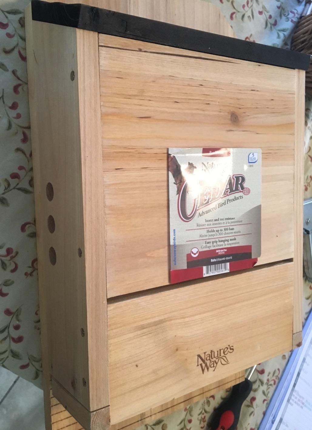 Nature's Way Bird Products CWH6 Triple Chamber Cedar Bat House customer photo 2